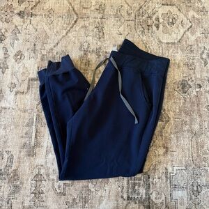 FIGS Navy Blue Drawstring Joggers
